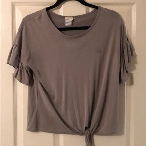 Cute front tie blouse